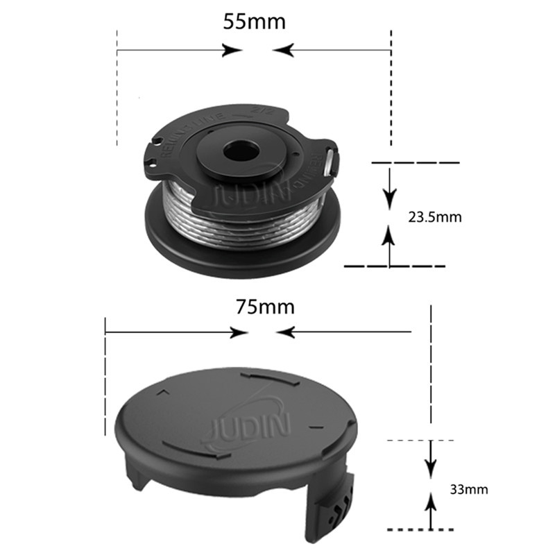 BOSCH Ahịhịa Trimmer Spool mkpuchi (6)