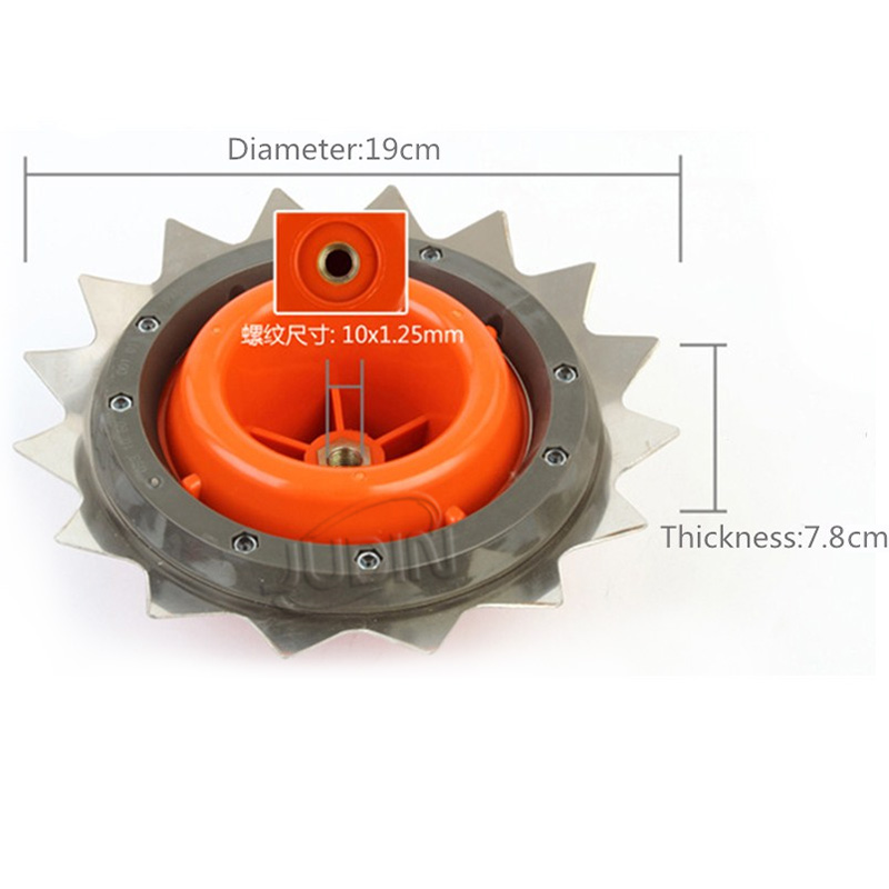 I-Dual Use Blade ne-Line Trimmer Head ye-Lawn Mower (1)