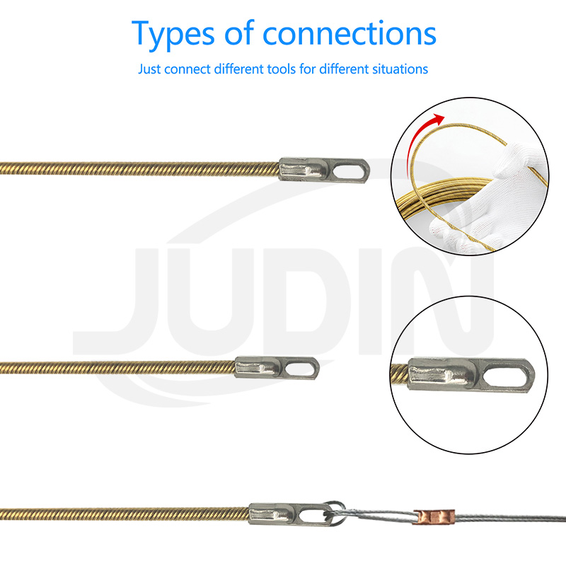 Electrical Cable Puller Wire Steel Fish Tape Snake Duct Rodder Push Pull  Rod Electric Threader Manufacturer and Exporter