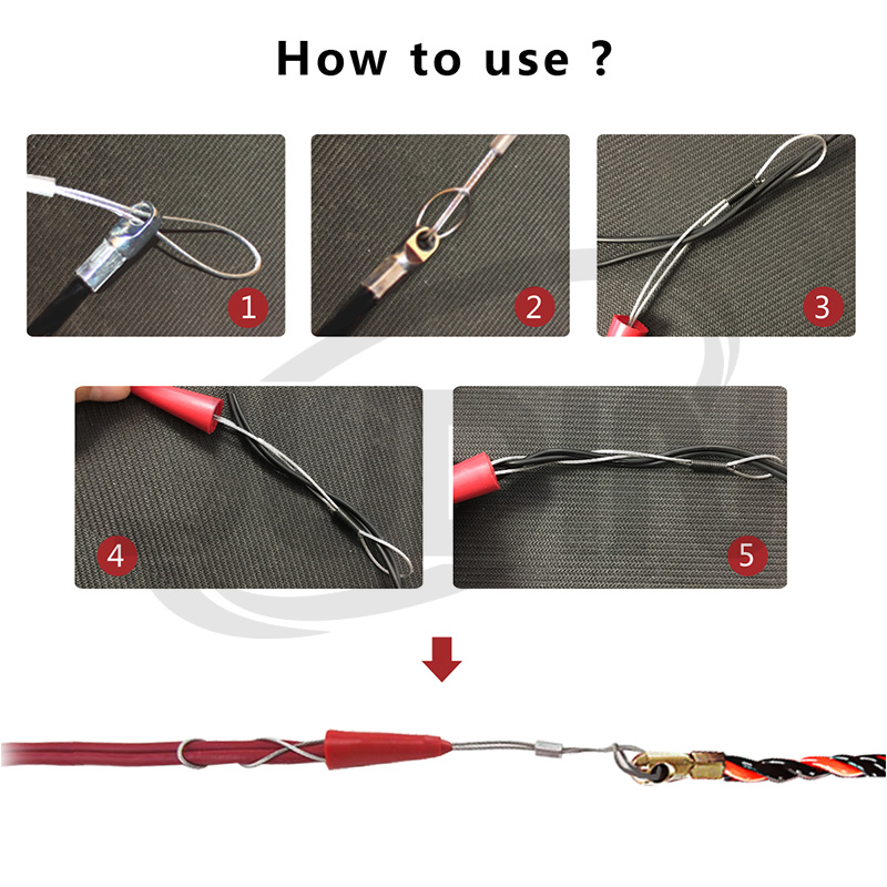 Twist Fish Tape Cable Puller Wajer tal-Ġbid Elettriku (4)
